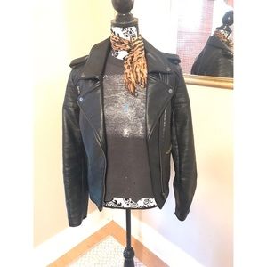 Leather Moto Jacket